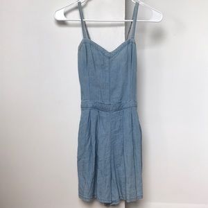 Hollister Denim Romper